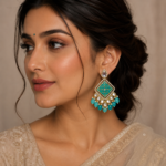 Feroza Pearl Earrings - Image 2