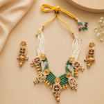 Rajwadi Kashmiri Necklace Set