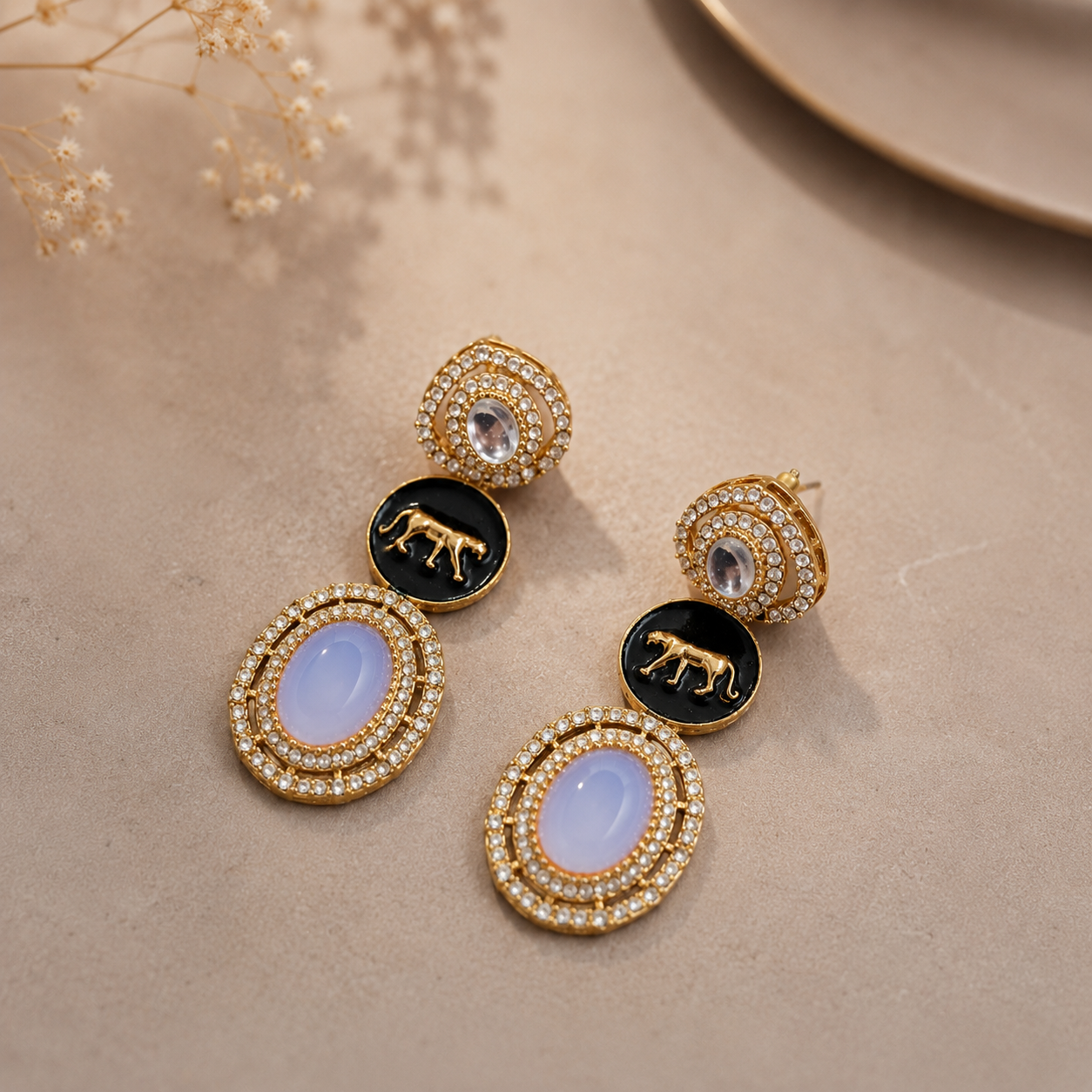 32 (1) Waterdrop CZ Earrings - Image 1