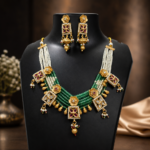 Rajwadi Kashmiri Necklace Set - Image 4