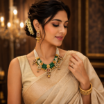 Rajwadi Kashmiri Necklace Set - Image 2