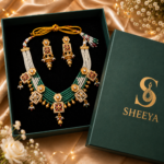 Rajwadi Kashmiri Necklace Set - Image 3