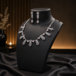 Pink CZ Necklace Set - Image 5