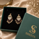 Mother Pearl Drop Earrings - Image 3