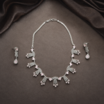Pink CZ Necklace Set