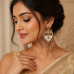 Mother Pearl Drop Earrings - Image 2