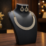 AD Gold Necklace Set - Image 5