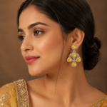 Yellow Stone Earrings - Image 2