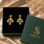 Yellow Stone Earrings - Image 3