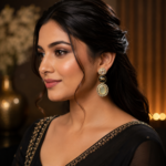 Mint Green Stone CZ Earrings - Image 2