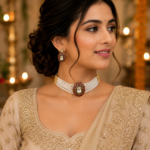 Pearl Meena Kundan Choker - Image 2