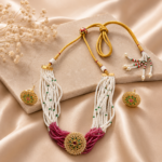 Pink Pearl Ruby Choker