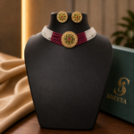 Pink Pearl Ruby Choker - Image 4